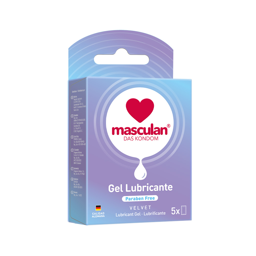 Gel Lubricante Masculan X 5 Sobres