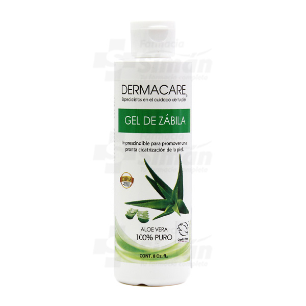 Dermacare Gel De Zabila 8.0oz | Farmacia Simn