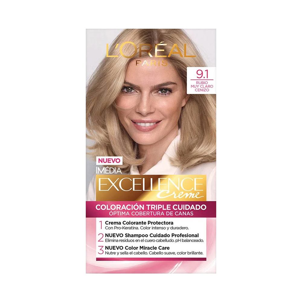 Loreal Tinte Rubio Claro C 9.1