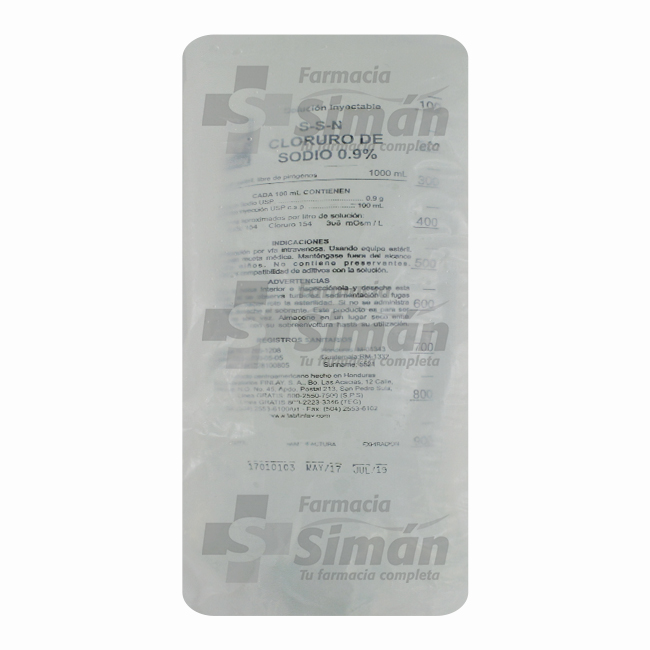 Suero Iv Ssn 09% X 1000 Ml