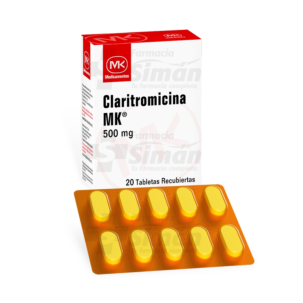 Claritromicina Mk 500Mg X 1 Tab