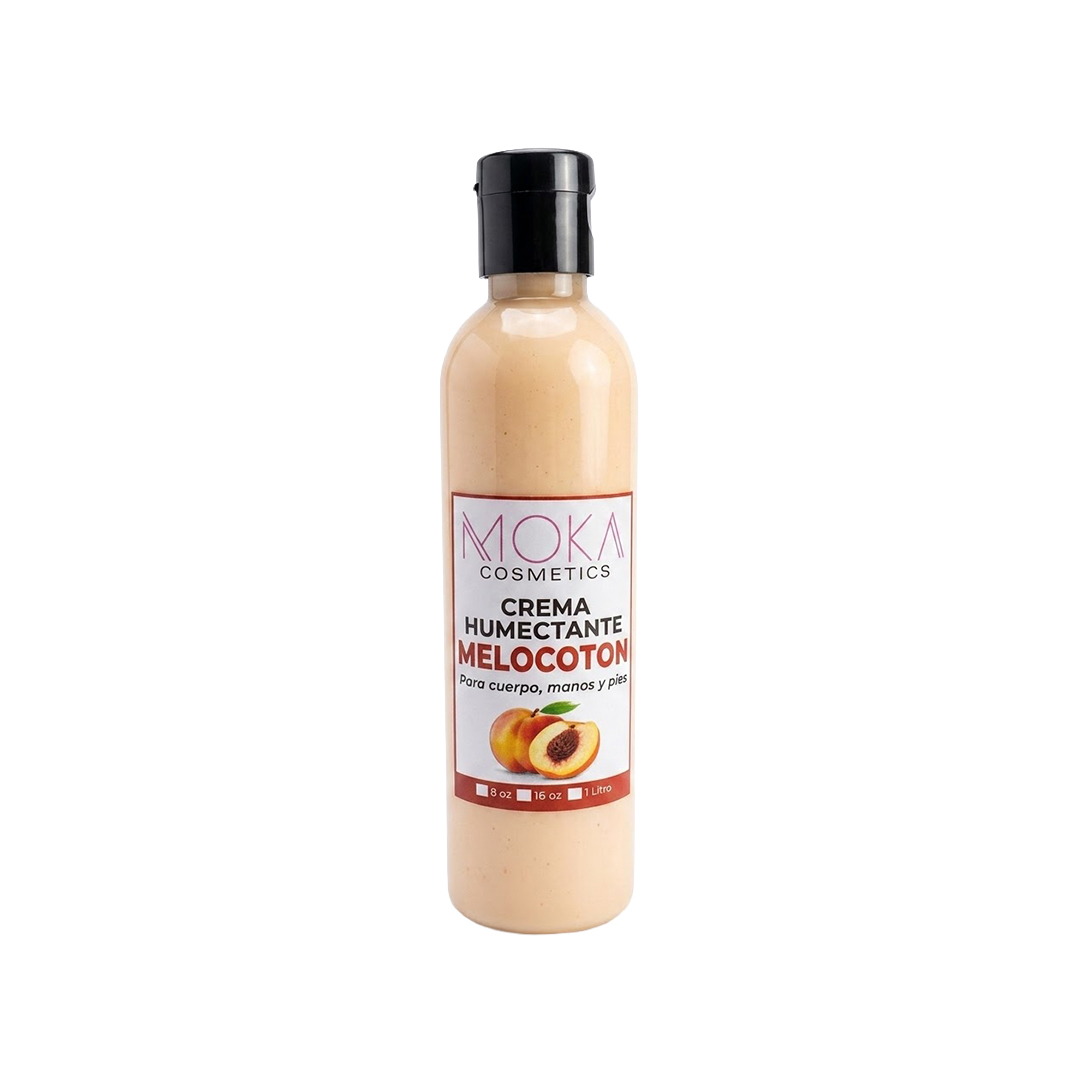 Moka Crema Humectante D/Melocoton 8Oz