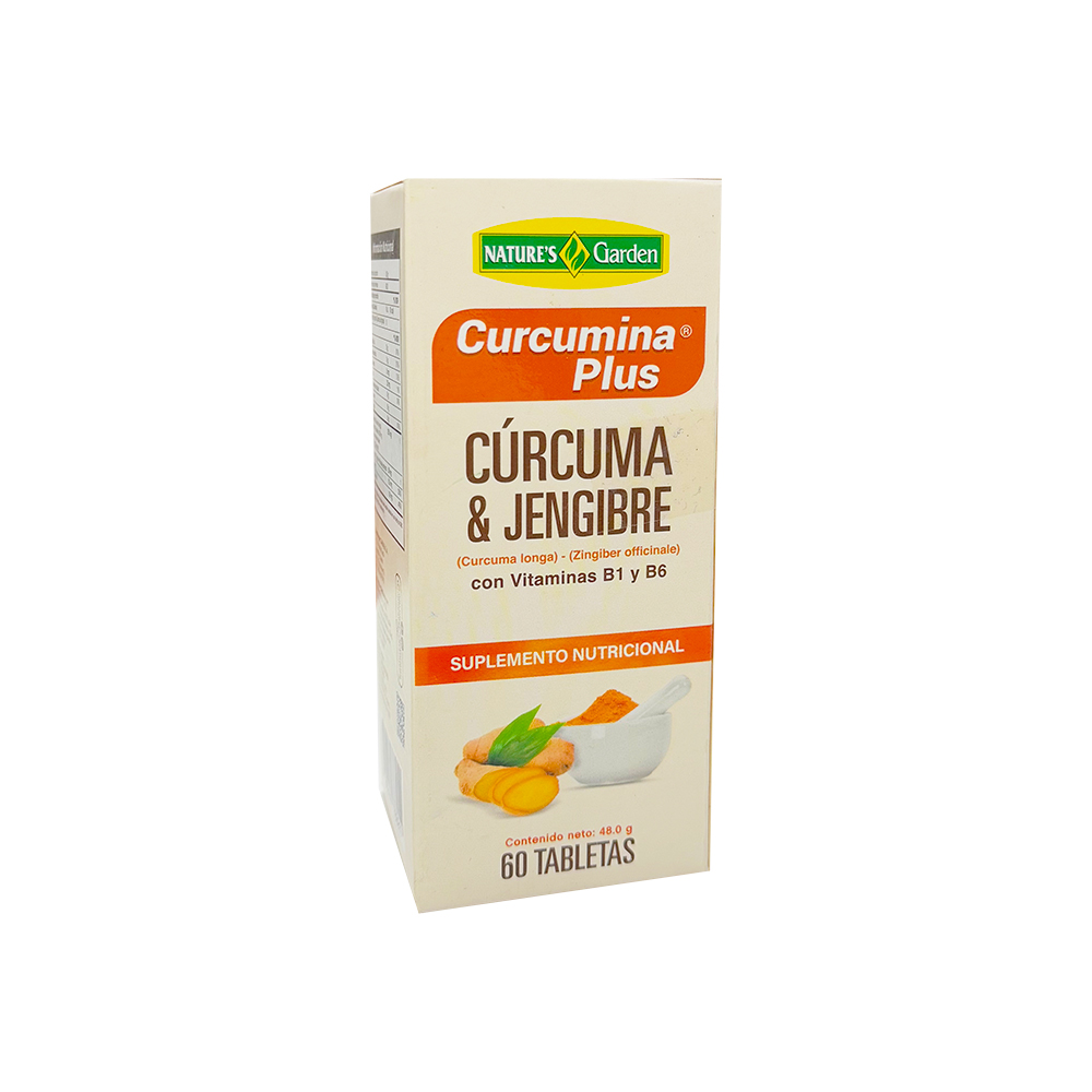 Curcumina Plus/Jengibre X 60 Tab